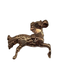Bronze Masonry Horse Brooch 1