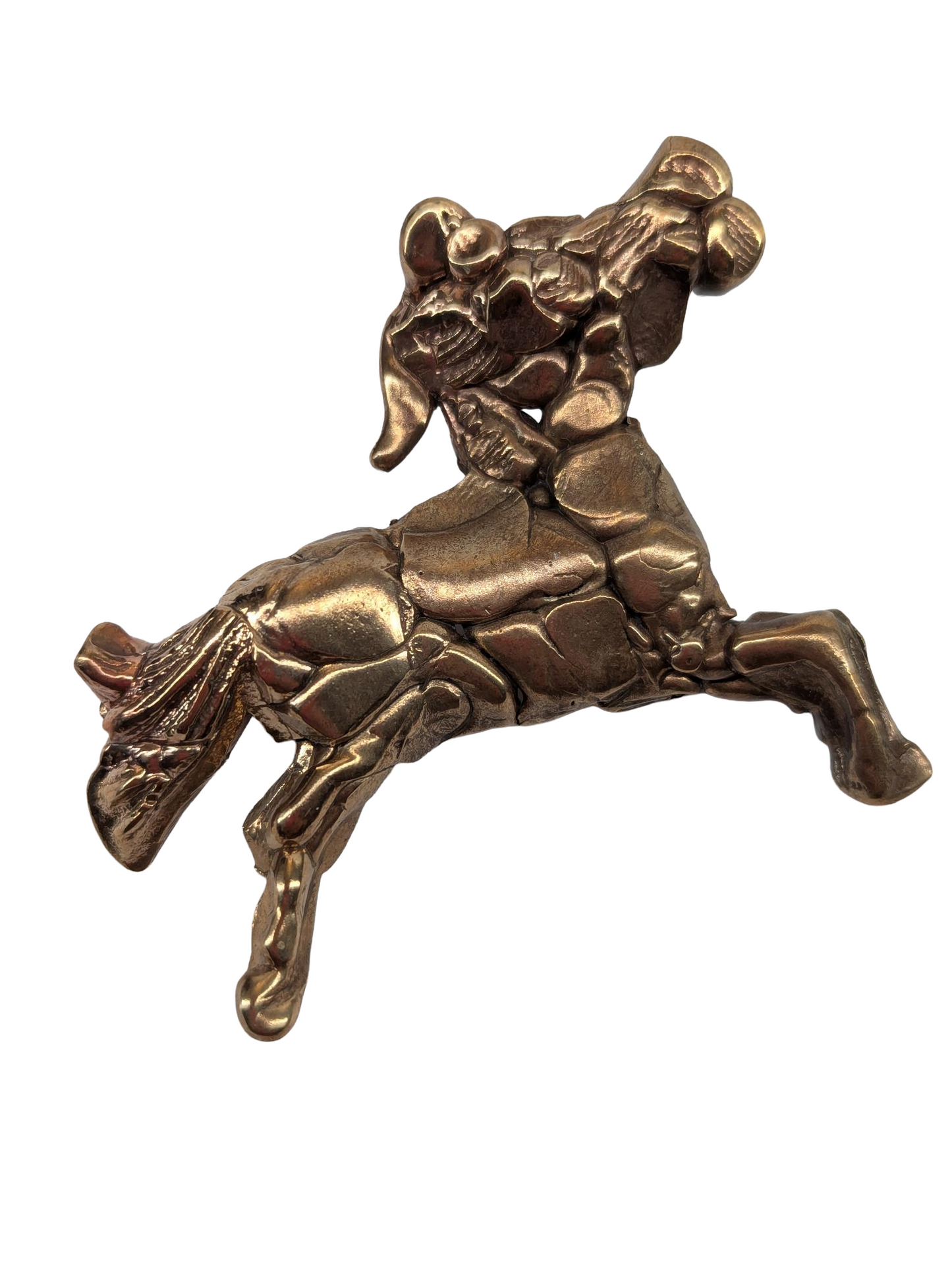 Bronze Masonry Horse Brooch 2